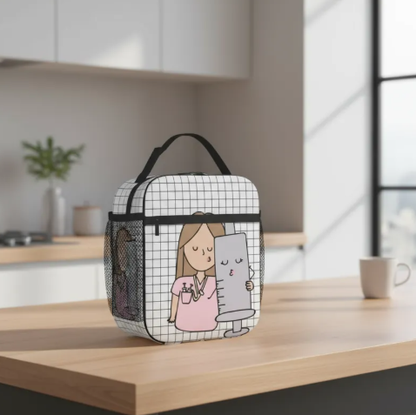 Bolsa De Almuerzo LONCHERA TERMICA - Enfermera y JERINGA -