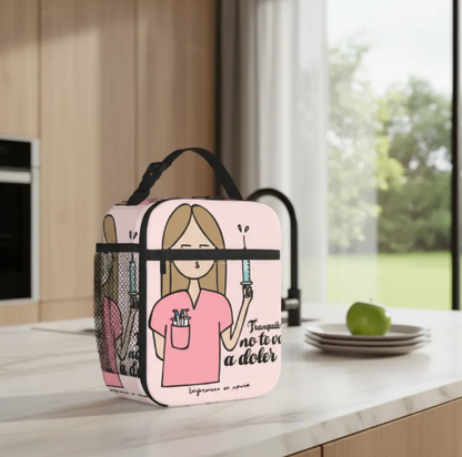 Bolsa De Almuerzo LONCHERA TERMICA - Enfermera y JERINGA -
