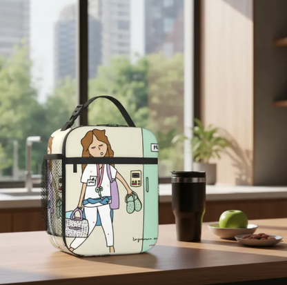 Bolsa De Almuerzo LONCHERA TERMICA - Enfermera y JERINGA -