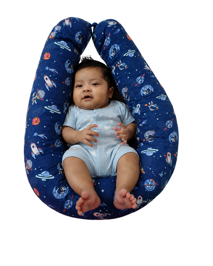 Cojín de apoyo para Tummy Time | Estimulación y desarrollo del bebé - LARGO -firmesa media