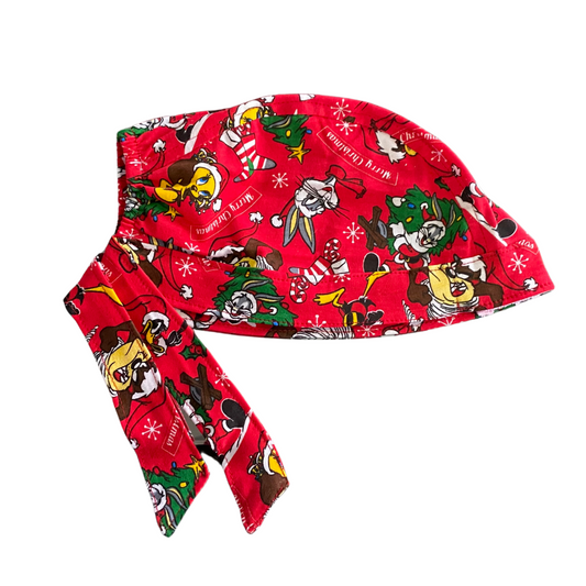 Gorro Medico Quirúrgico - Enfermeria-looney Tunes- Navidad