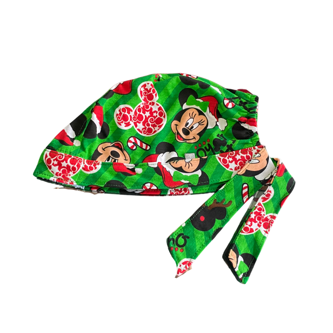 Gorro Medico Quirúrgico Salud Diney - Mickey Mouse - Navidad